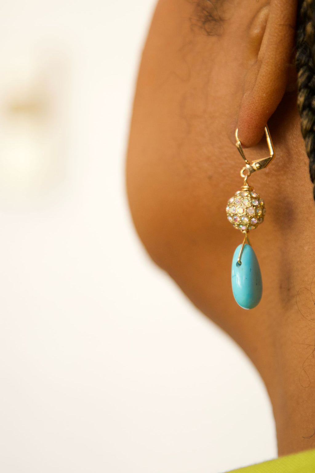 Luxe Turquoise Earrings image 2