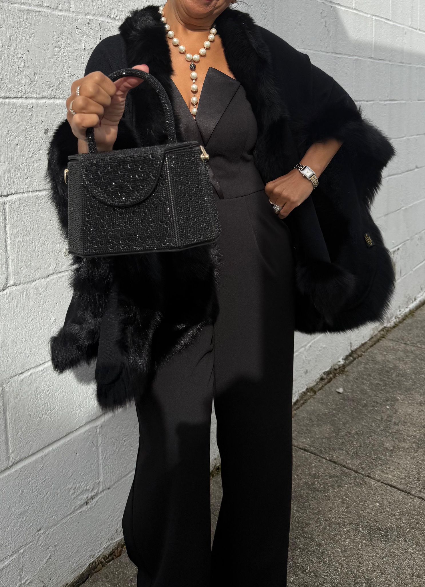 Black Elegance Shawl