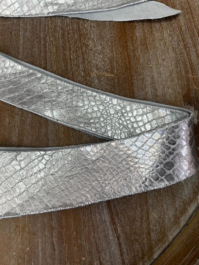 Silver Wrap Belt
