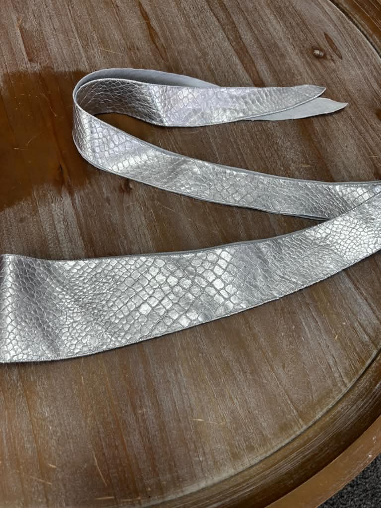 Silver Wrap Belt