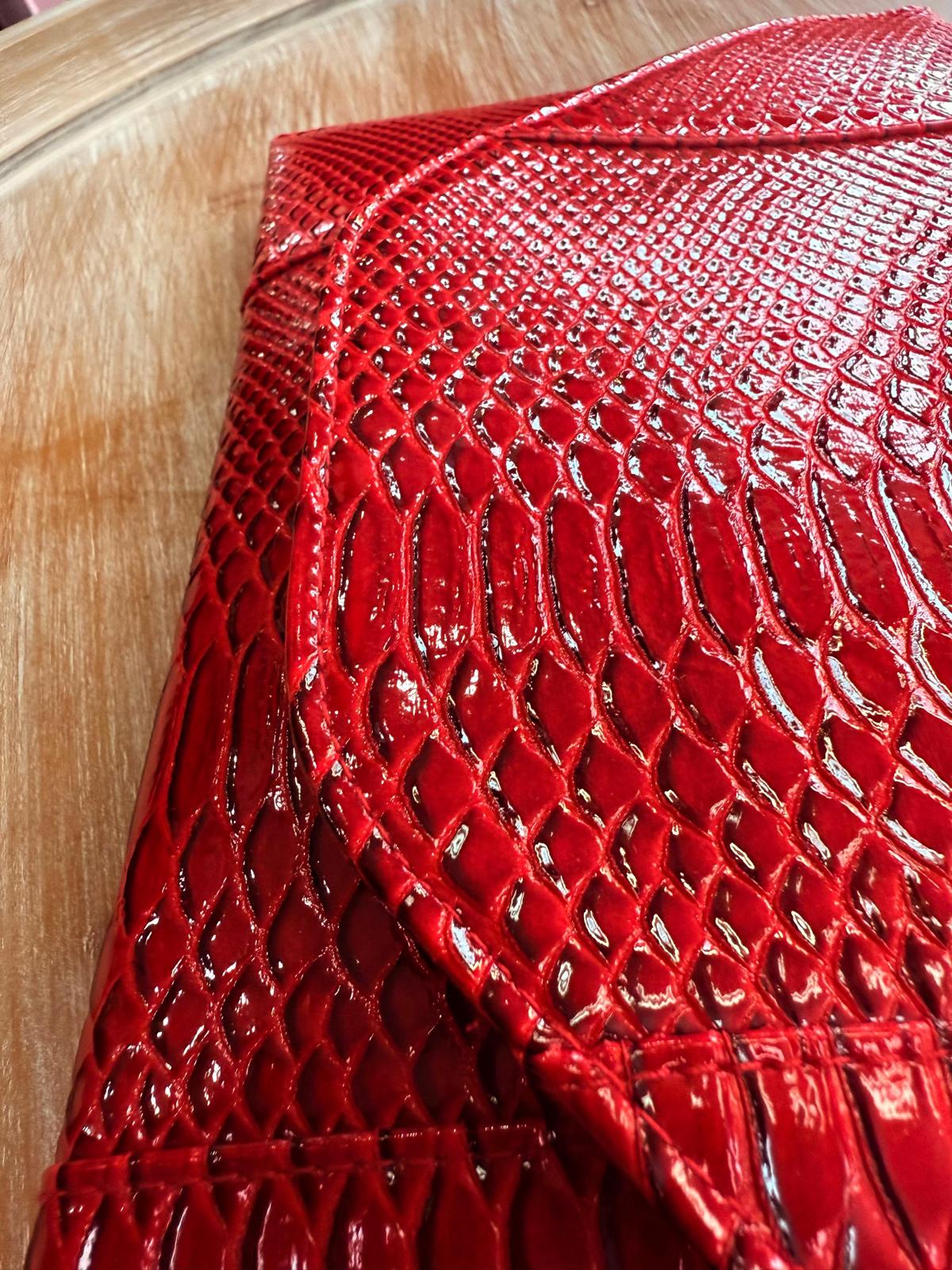 Candy Apple Red Apple Oversized Clutch Purse