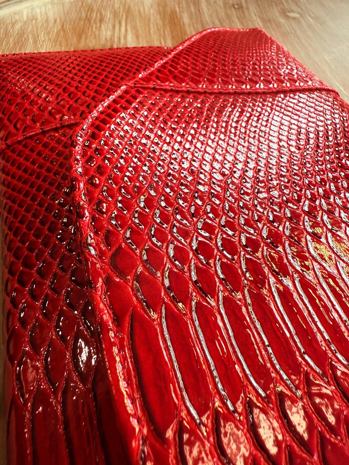 Candy Apple Red Apple Oversized Clutch Purse