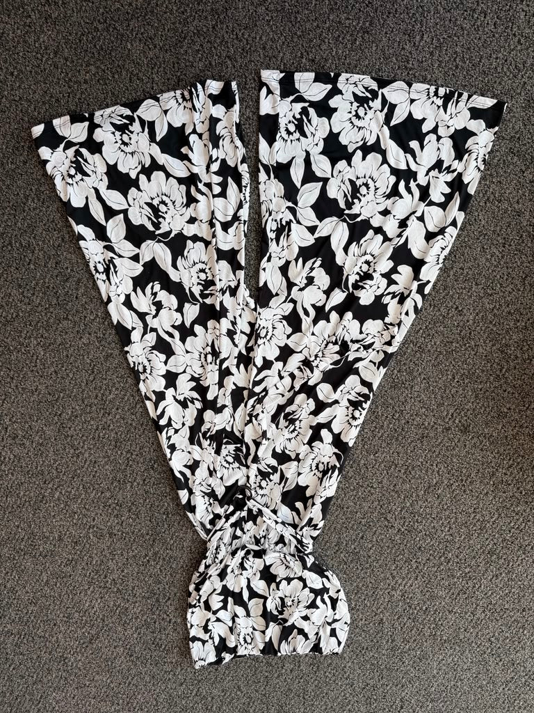 Floral Strapless Wide-Leg Jumpsuit