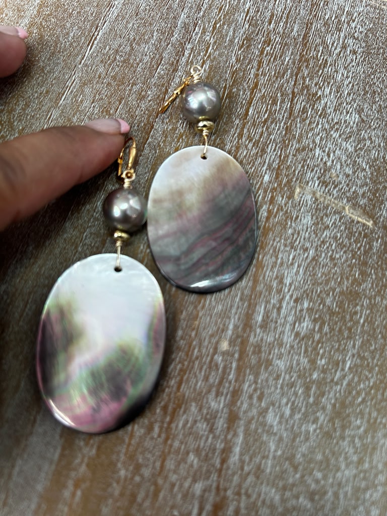 Dreamy Mother of Pearl Earrings
