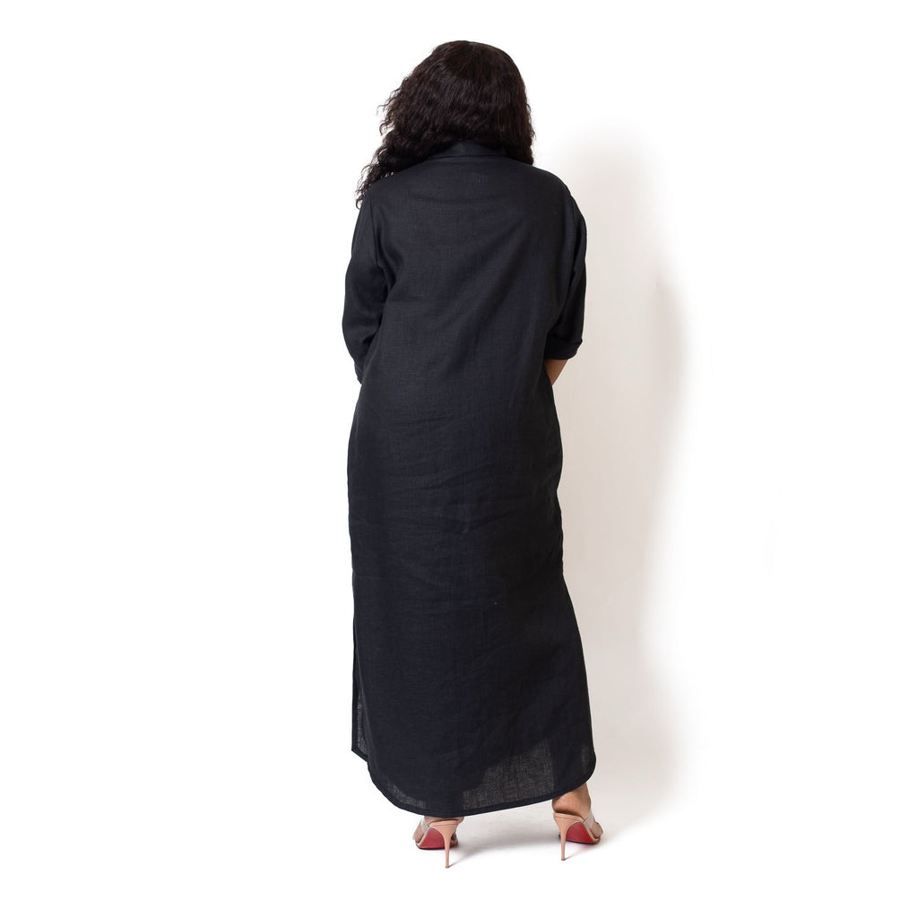 Essential Maxi Linen Shirt image 2