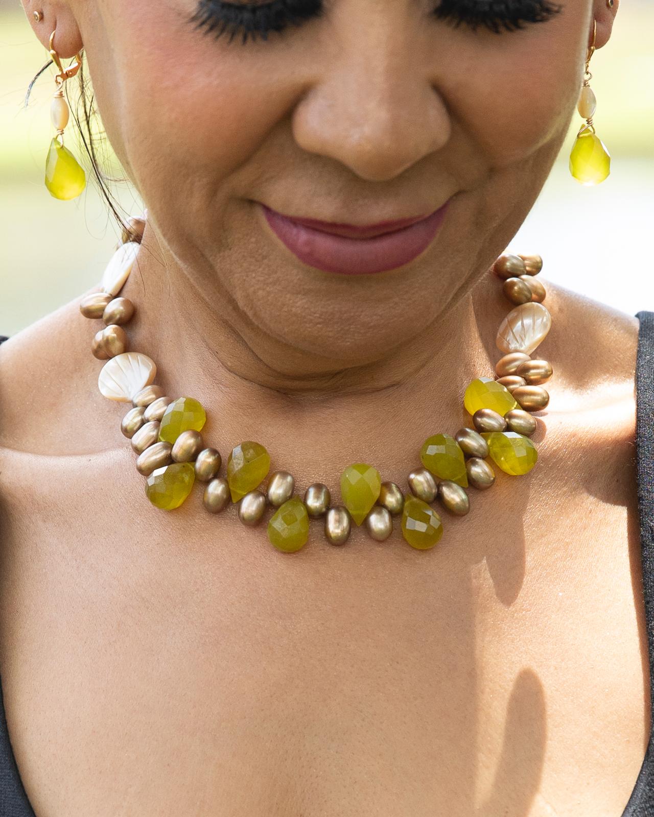 Olive Essence Necklace image 2