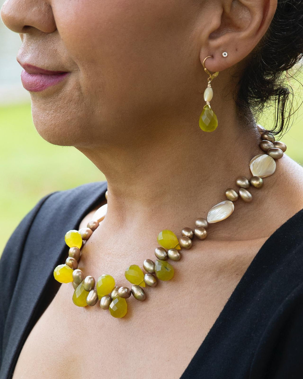 Olive Essence Necklace image 3