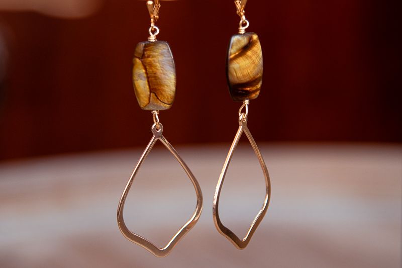 Sexy Golden Sugar Earrings image 1