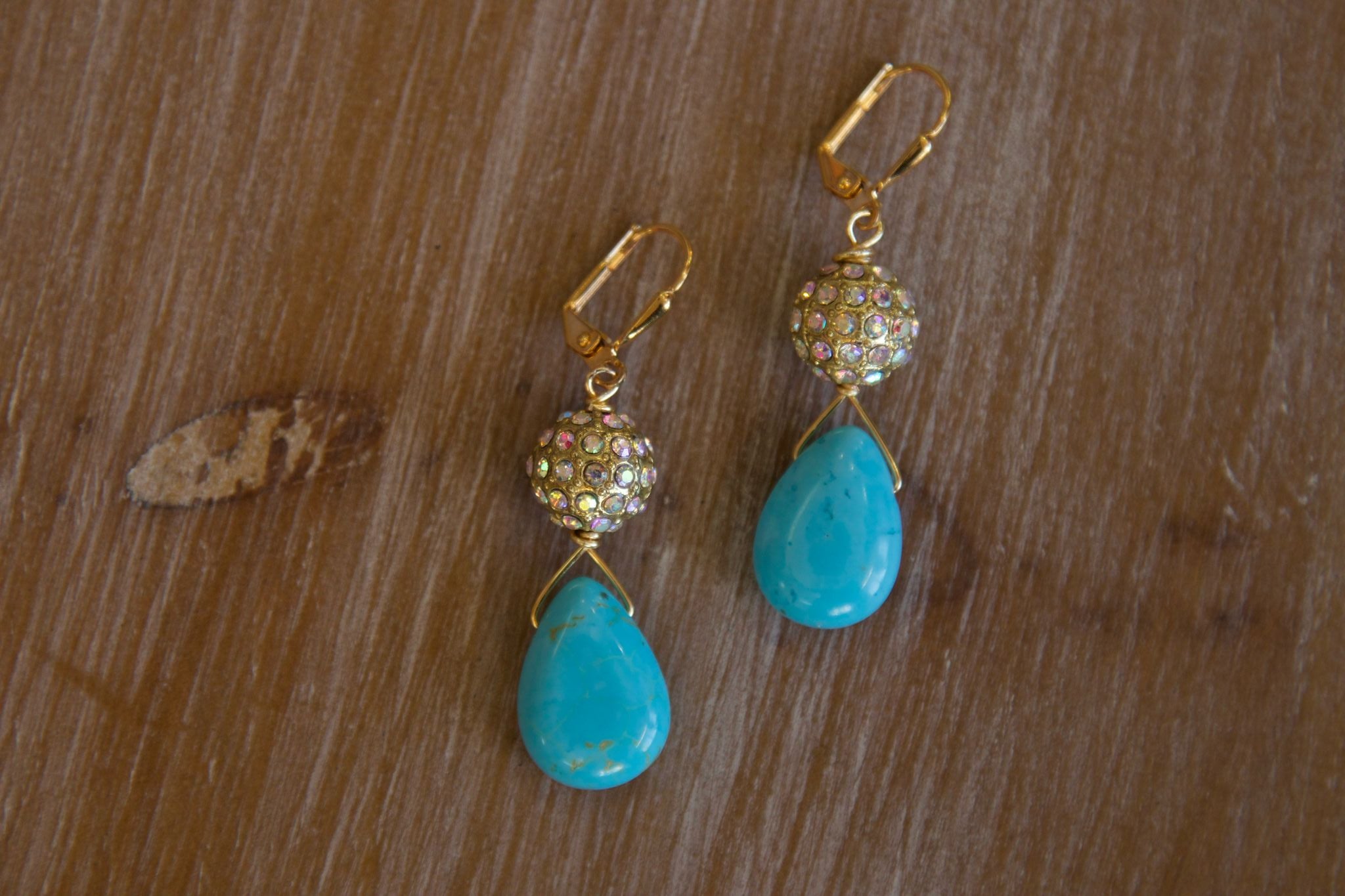 Luxe Turquoise Earrings image 0